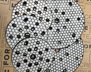 Diamond polishing pads