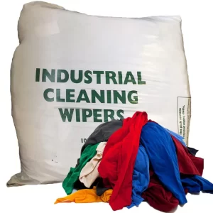 Industrial cleaning rags