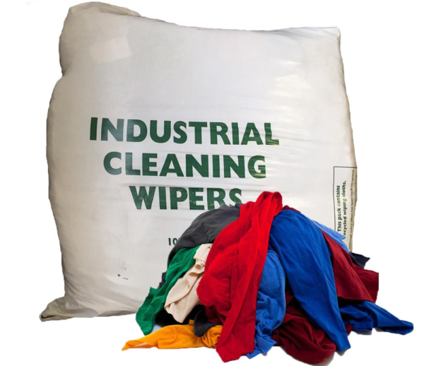 Industrial cleaning rags