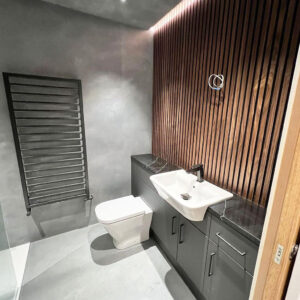 microcement bathroom in scotland