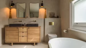 microcement bathroom design