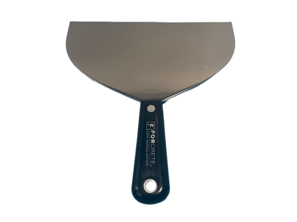 Mirror-polished stainless-steel scraper, 200mm