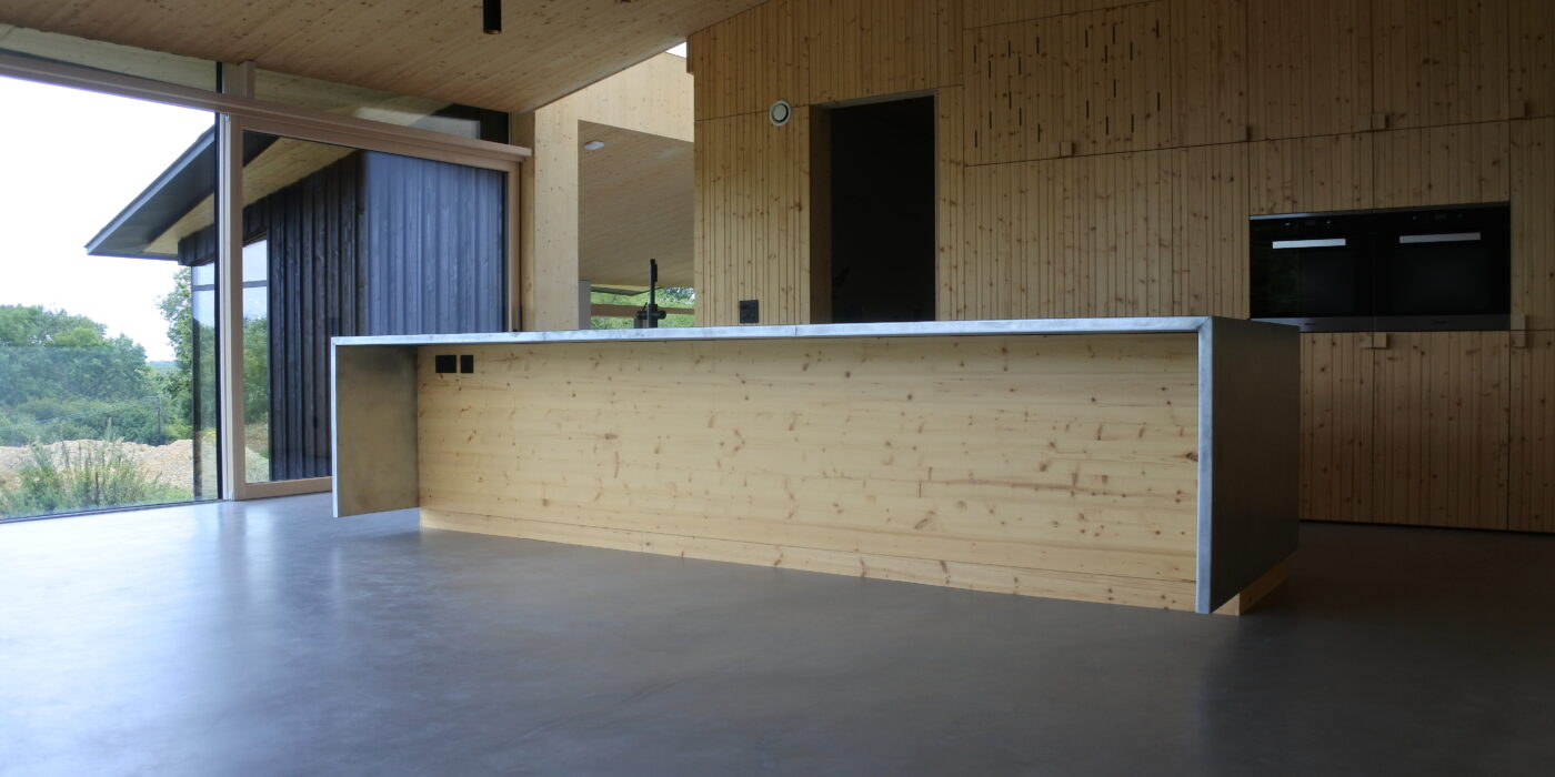 Microcement underfloor heating