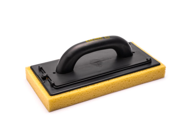 Yellow sponge cleaning trowel 280x140x40mm